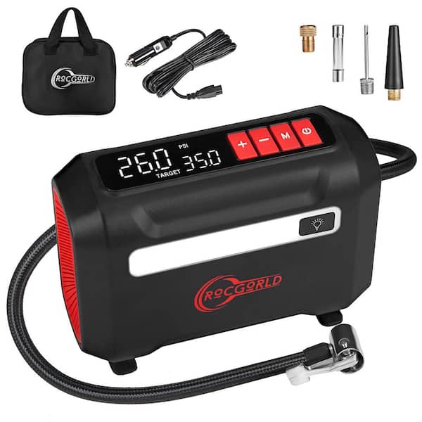 Car Tire Inflator 150 PSI Portable 12V Electric Hyper Fast Air Compressor