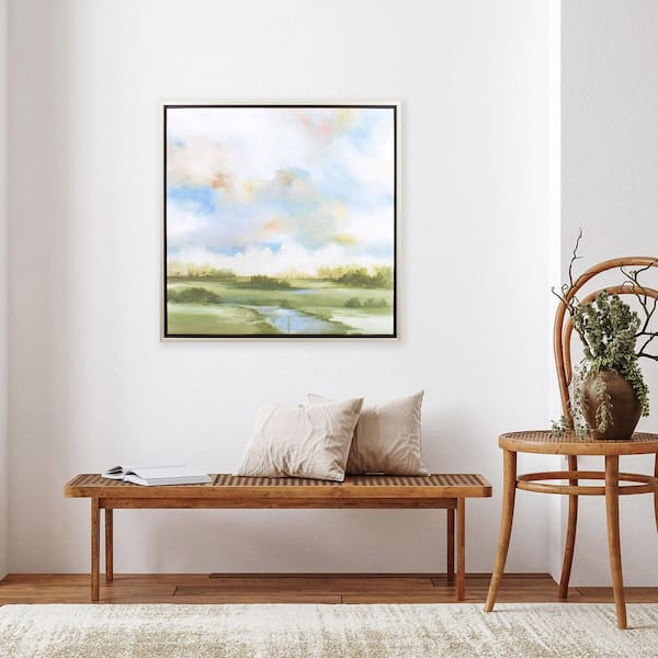 Cloudscape 1 Piece Framed Giclee Nature Art Print 30 in. x 30 in.