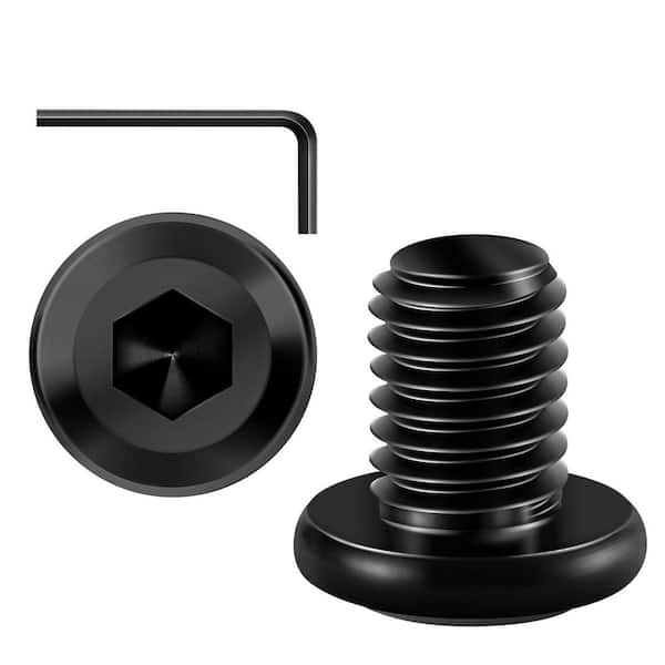 MYWISH M8 x 12 mm Black Oxide Zinc Socket Head Cap Screws Bolts (20-Pack), 304 Stainless Steel