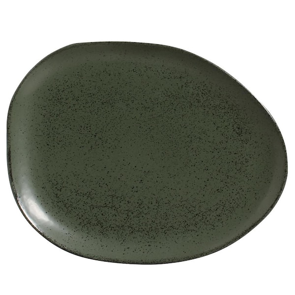 Greenery Oval Dinner Plate Organic (Set of 6)