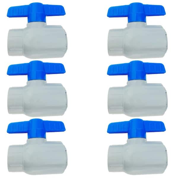 1 in. Slip x Slip CPVC Schedule 80-Ball Valve (6-Pack)