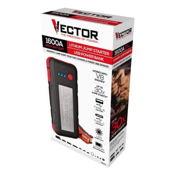 Reviews for VECTOR 1600 Peak Amp Automotive Lithium Jump Starter
