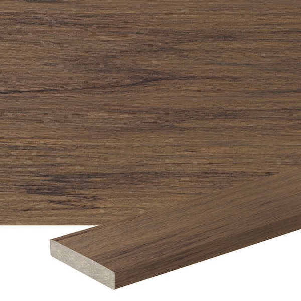 Composite Legacy 5/4 in. x 6 in. x 16 ft. Square Pecan Composite Deck Board (Actual: .94 in. x 5.36 in. x 16 ft.)