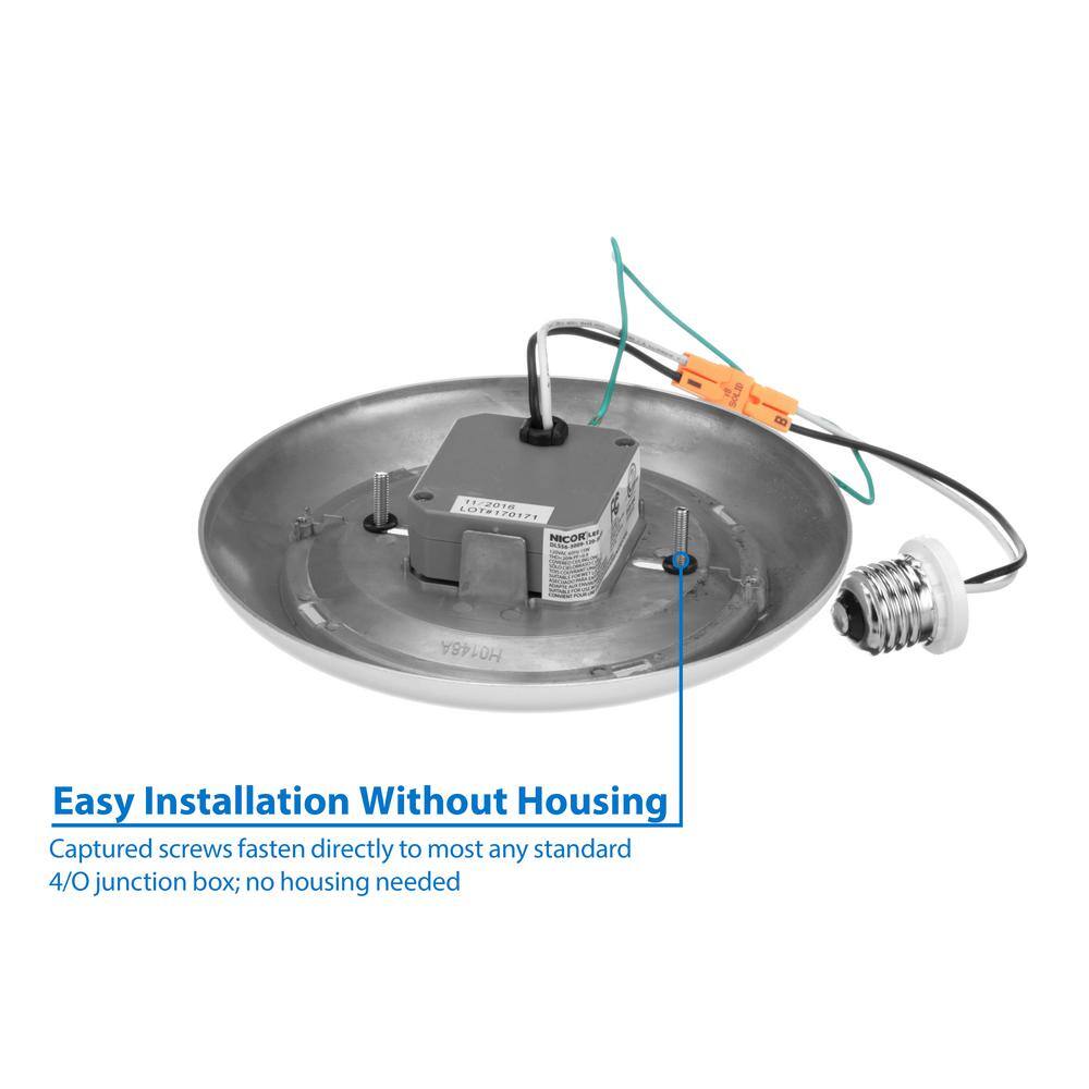 White Aluminum 3000K LED Surface Mount Downlight