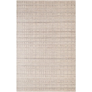 Mardin Tan Checkered 9 ft. x 12 ft. Indoor Area Rug