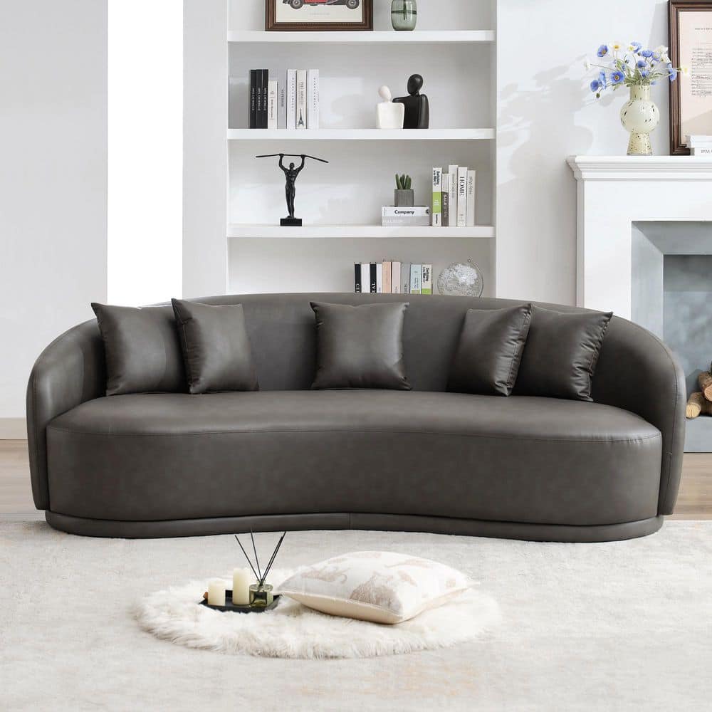 JEAREY Sofa 35-in Casual Yellow 1-seater Sofa