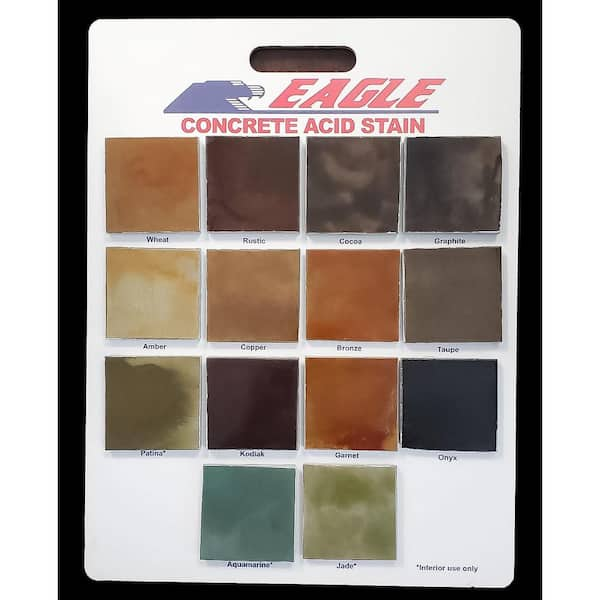 concrete countertop stain colors