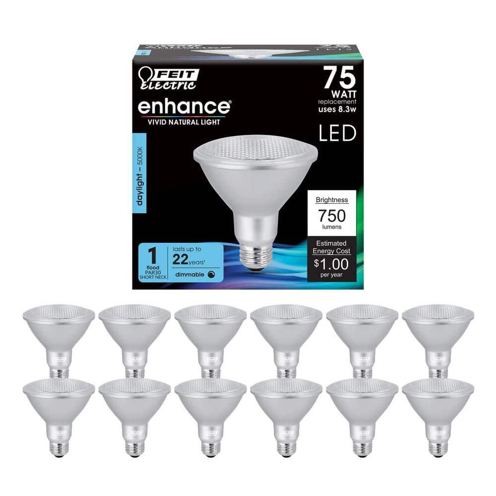 Feit Electric 75-Watt Equivalent PAR30 Short Neck Dimmable CEC