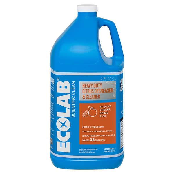 ECOLAB 1 Gal. Heavy-Duty Citrus Degreaser and Cleaner Concentrate 7700410 -  The Home Depot