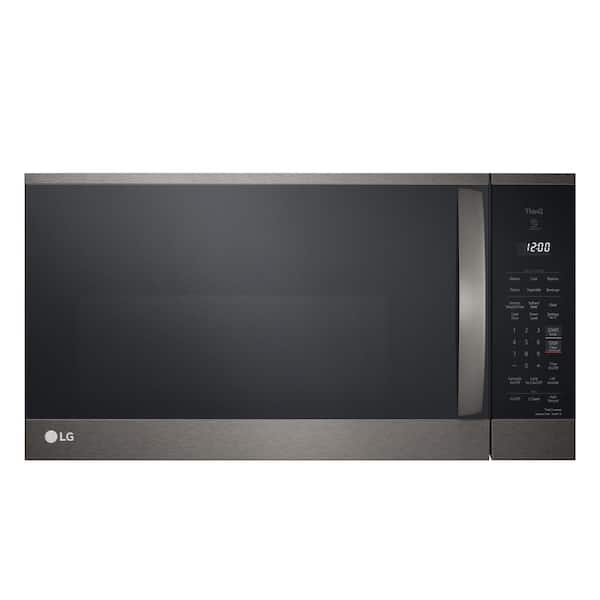 LG 1.8 cu. ft. Smart Over the Range Microwave Oven with EasyClean in PrintProof Black Stainless Steel