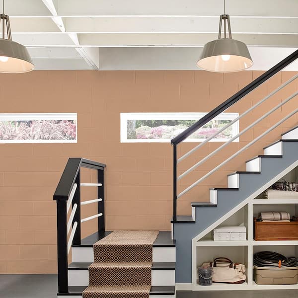 5 gal. #876 Basement Gray Flat Interior/Exterior Dry Plus Basement & Masonry Waterproofer