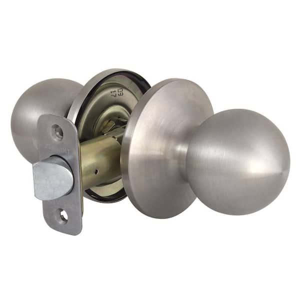 Defiant Oval Satin Nickel Hall/Closet Door Knob 32TYLX230B - The