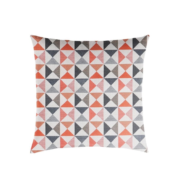 SORRA HOME Sunbrella Array Dawn Outdoor Knife Edge Throw Pillows