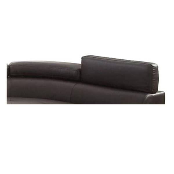 Poundex bobkona isidro faux deals leather sectional