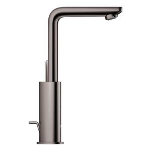 Lineare Single-Handle Sinlge-Hole L-Size 1.2 GPM Bathroom Faucet with Drain Assembly in Hard Graphite