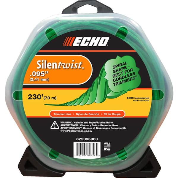 ECHO 0.095 in. Silentwist Trimmer Line (230 ft.) Large Clam