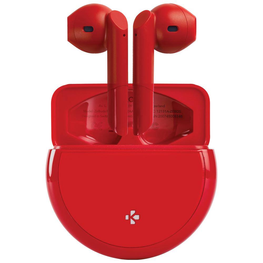 MyKronoz ZeBuds Pro In-Ear True Wireless Bluetooth Earbuds in Red  BUDSPRO-RED