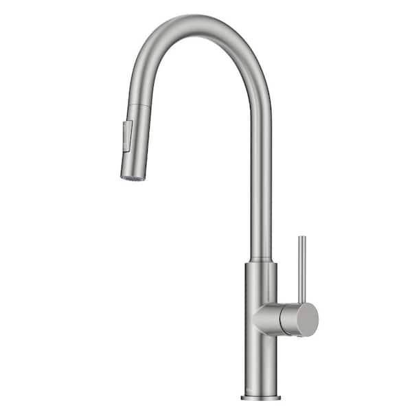 Oletto Outdoor Kitchen Faucet T-316 Marine Grade Stainless Steel with Pull Down Sprayer