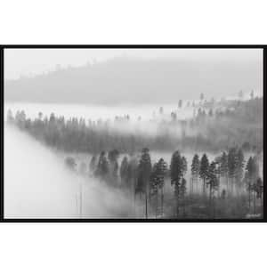 "The Fog Is Coming" by Marmont Hill Floater Framed Canvas Nature Art Print 16 in. x 24 in.