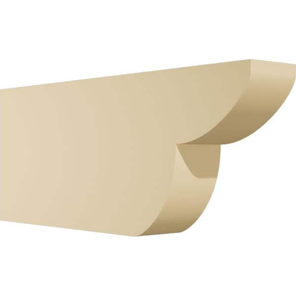 Ekena Millwork Standard Crestline 3 in. W x 8 in. H x 20 in. D Signature Urethane Rafter Tail Outlooker