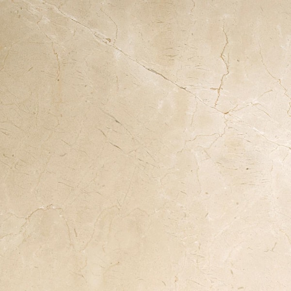 Emser CREMA MARFIL Crema Marfil Classico Natural Stone Marble Pencil Liner Tile (1-in x 12-in)