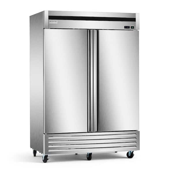 54 in. 42 cu. ft. Reach-in Freezer -10°F-10°F ManualDefrost Commercial Upright Freezer for Restaurant in Stainless Steel