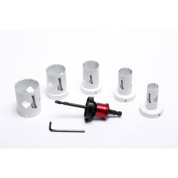 Blu-Mol - E0100233 - QuickCore Bi-Metal Hole Saw Set 7/pc.