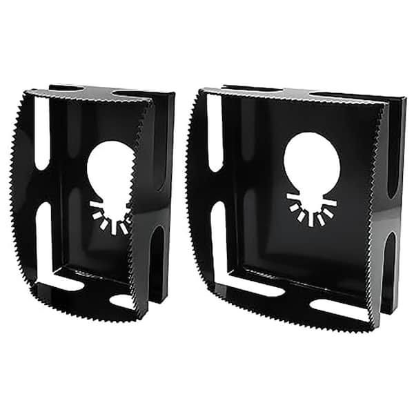 Square Slot Cutter Stainless Steel Multi-Tools Oscillating Milling Cutter for Drywall Plastic Metal Wood Electrical Box