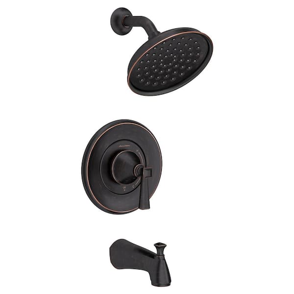 American Standard Rumson Single-Handle 1-Spray Tub and Shower Faucet with 1.8 GPM in Legacy Bronze Valve Included