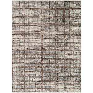 Nicosia Orange 5 ft. x 7 ft. Abstract Area Rug