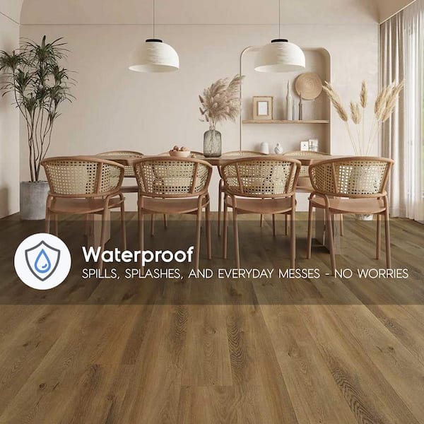 Carmel 20 Mil x 7.5 in. W x 48.19 in. L Glue-Down Waterproof Luxury Vinyl Plank Flooring (42.52 sq. ft./case)