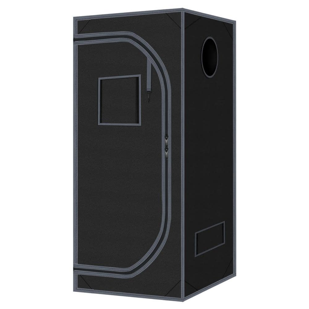 3 ft. x 3 ft. Mylar Grow Tent 36 x 36 x 72 Reflective Grow Tent with Remova