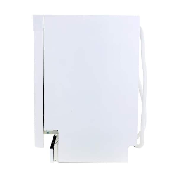 18 in. White Built-in Dishwasher