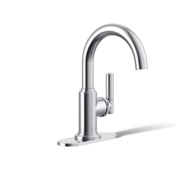 Torrington Single Handle Single Hole Bathroom Faucet in Polished Chrome