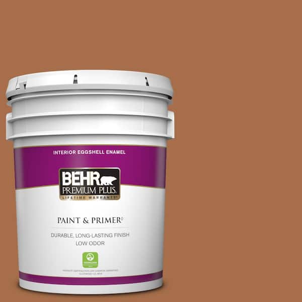 BEHR PREMIUM PLUS 5 gal. #T11-9 Drum Solo Eggshell Enamel Low Odor Interior Paint & Primer