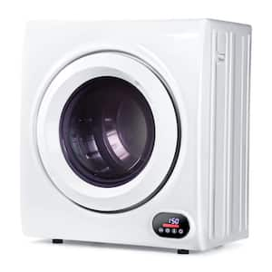 3.5 cu. ft. vented Front Load Stackable Compact Electric Dryer with LCD in White