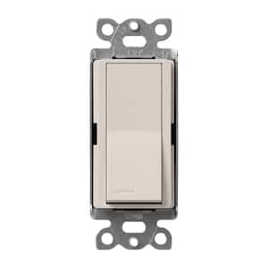 Claro On/Off Switch, 15 Amp/Single Pole, Taupe (SC-1PS-TP)