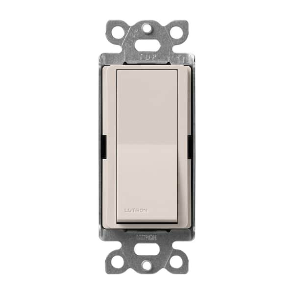 Lutron Claro On/Off Switch, 15 Amp/Single Pole, Taupe (SC-1PS-TP)