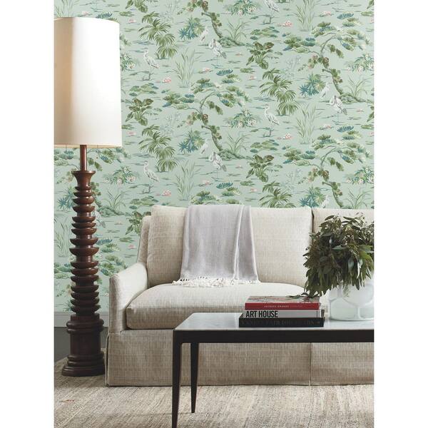 Bridgewater Mint Green Wallpaper