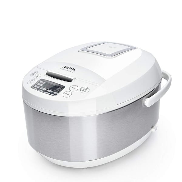 Blij priester boog AROMA 3 Qt. White Electric Multicooker-ARC-6206C - The Home Depot