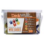 WiseGuides 1/8 in., 5/32 in., 13/64 in., 1/4 in., 5/16 in. Assorted Gap Deck Board Spacer Pack for Hidden Deck Fasteners