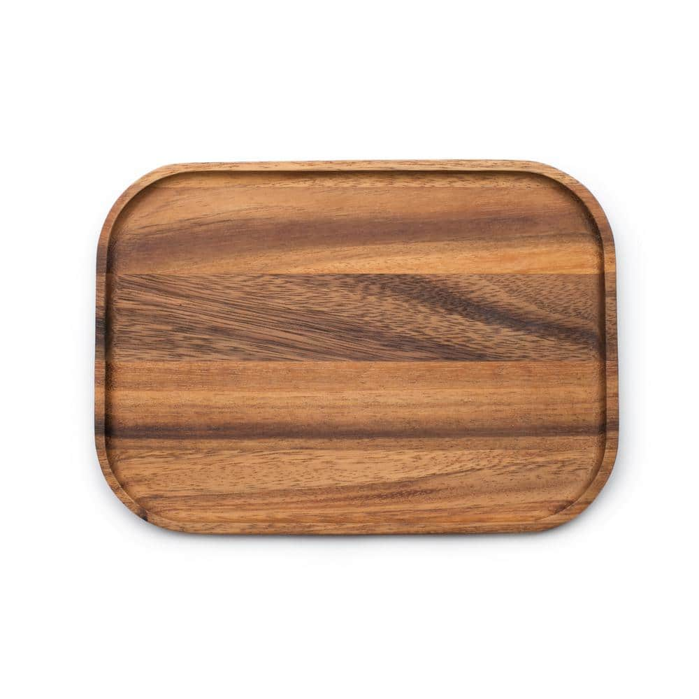 Natural Living Solid Ebony Whole Wood Small Cutting Board Wooden Unpainted  Glue-free Cute Chopping Blocks Steak Plate Tray