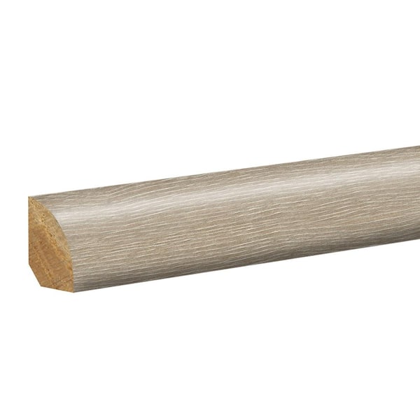 PERFORMANCE ACCESSORIES Larkmead 0.62 in. T x 0.75 in. W x 94.5 in. L Textured Wood Look Laminate Moulding/Trim Quarter Round Molding