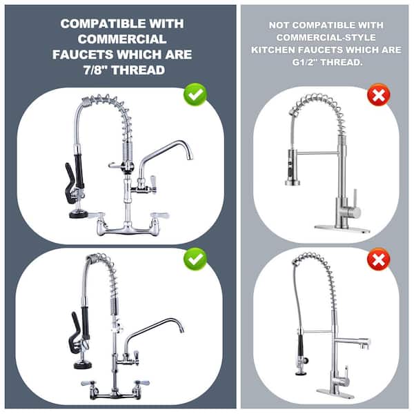 Hose Head Sprayer Dog Washing Hose Attachment Spray Valve With 45