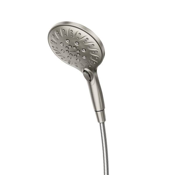 Details about   MOEN Shower Head 5.5 Inch Large Flexible Wall Mount Single Round Nickel 6 Spray 