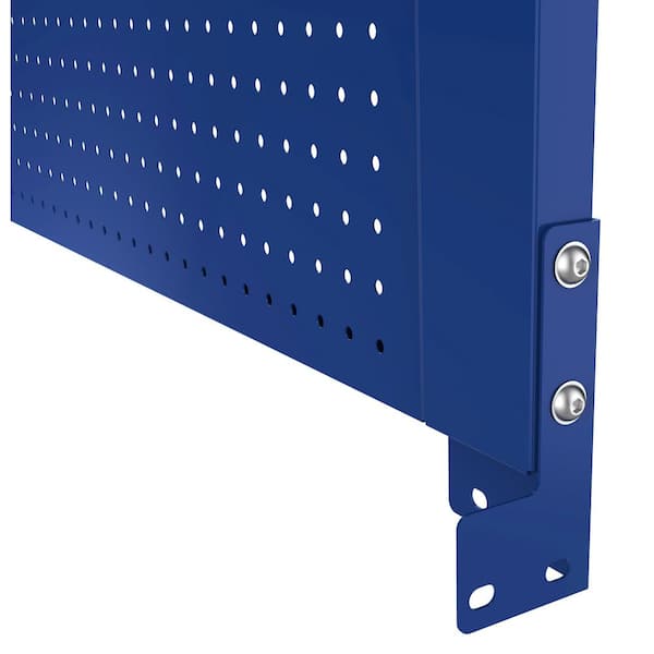 Support Mural QLS WSB.O 82 Cm En Acier Bleu - Rangement Coffre De Toit, Kayak, Ski Et Matériel De Sport