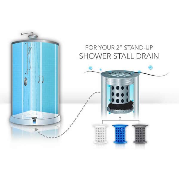 Grand Fusion Shower & Bathtube Drain Hair Catcher 2 Pack, Each - City Market