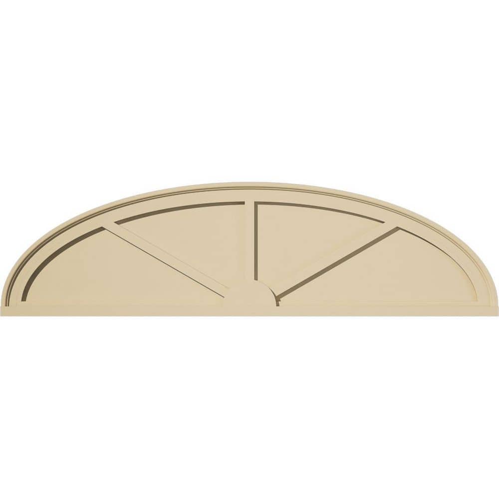Pedss Ekena Millwork 52-in. W x 14-in. H x 2-in. P Elliptical 3 Spoke ...