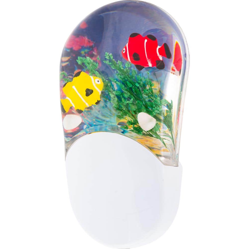 Multicolored LED Tropical Fish Automatic Night Light