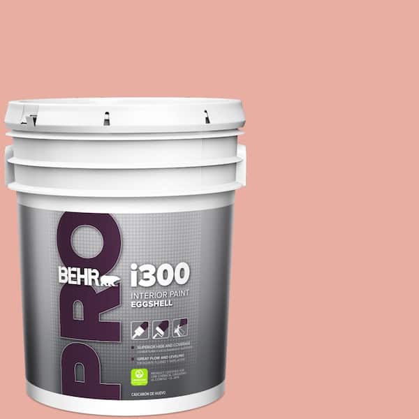 BEHR PRO 5 gal. #180C-3 Rose Linen Eggshell Interior Paint